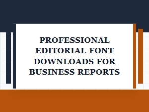 Top Professional Serif Fonts for Business Reports
